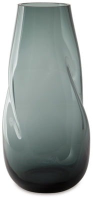 Beamund Glass Vase Set of 2 - Modern Decorative Flower Vases for Home, Wedding, and Office Decor
