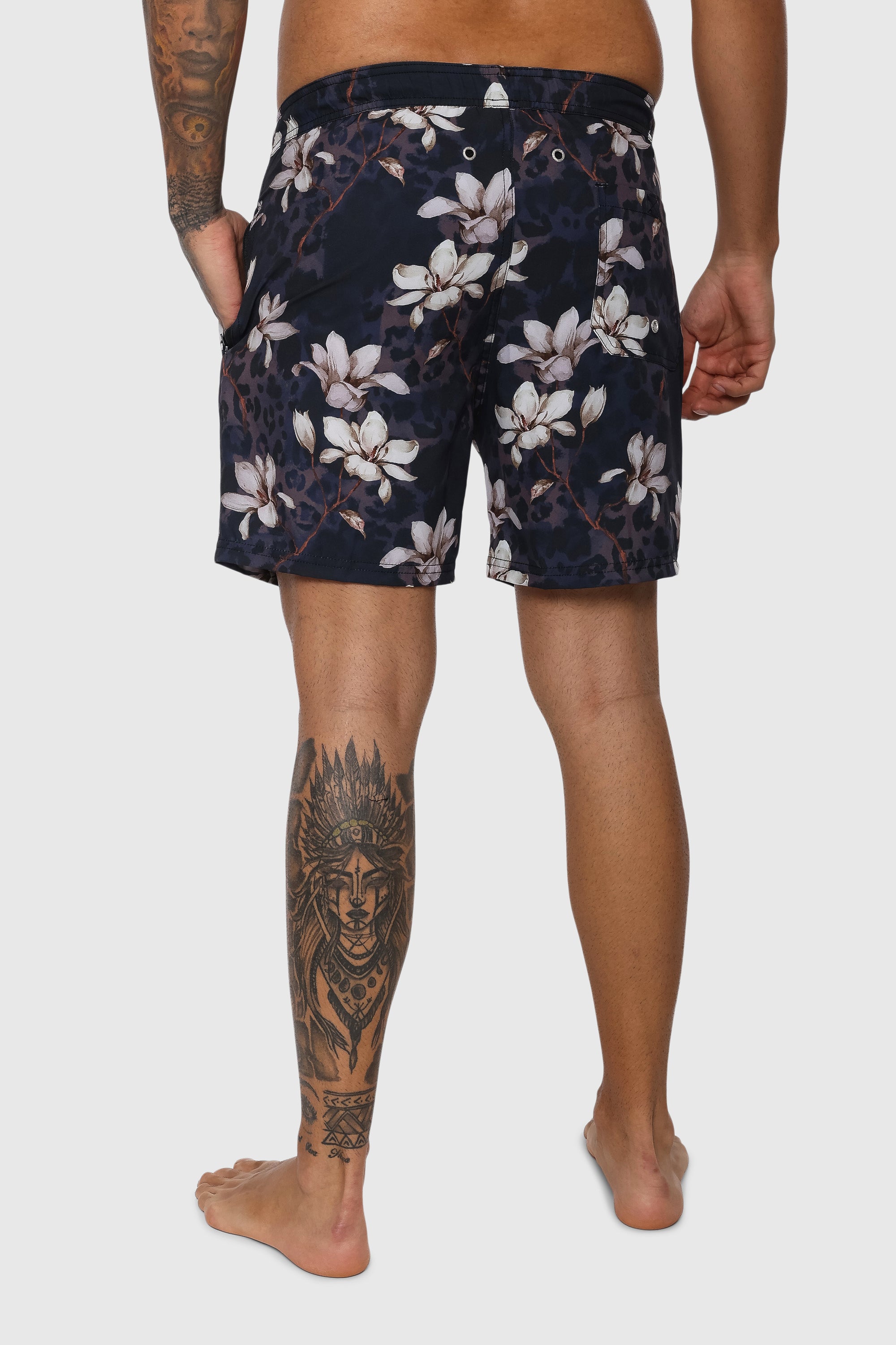 Classic Black Swim Shorts for Men - Comfortable & Quick-Dry Swimwear for Beach, Pool & Water Sports