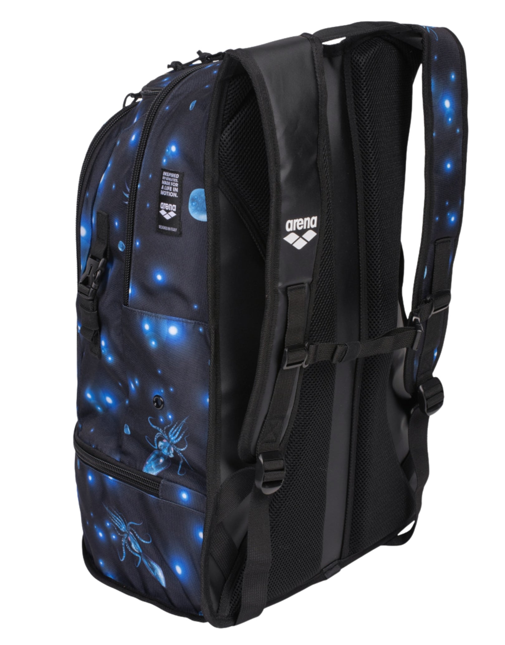 Fastpack Aqua 3.0 Allover Swim Bag 40L Waterproof Beach Bag - Limited Edition for Swimming, Travel & Gym - Perfect for Pool, Beach Vacations & Sports Gear Storage