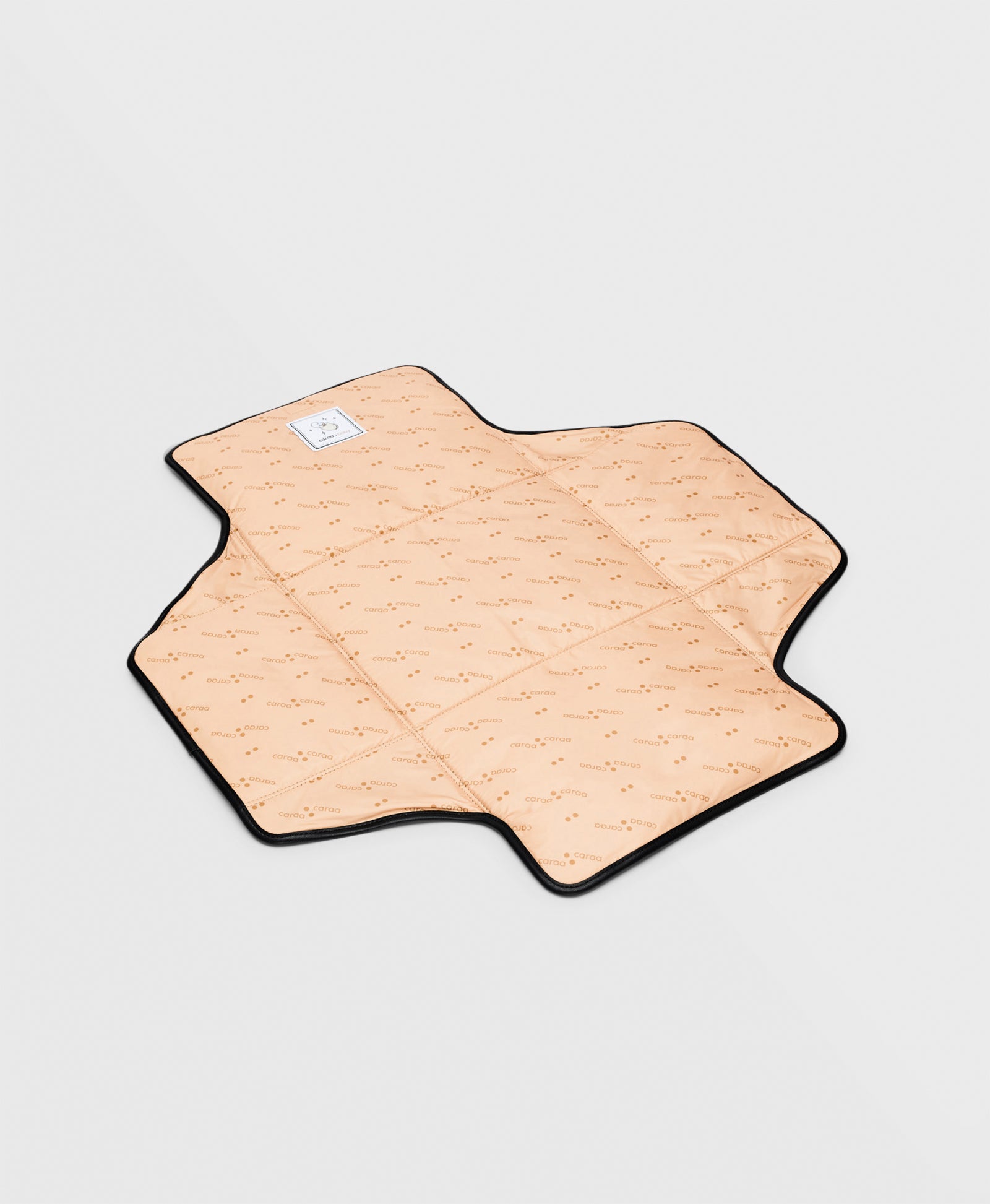 Portable Baby Changing Mat - Waterproof, Lightweight & Stylish Nursery Essential for Diaper Changes at Home, Travel & On-the-Go (Black, Nylon Fabric)