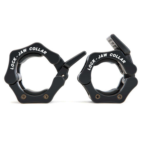 Lock Jaw Olympic Collars - OBC 5 SteelBody Weightlifting Collars for Powerlifting, CrossFit & Strength Training - Secure Your Barbell Plates for Gym Workouts & Home Fitness