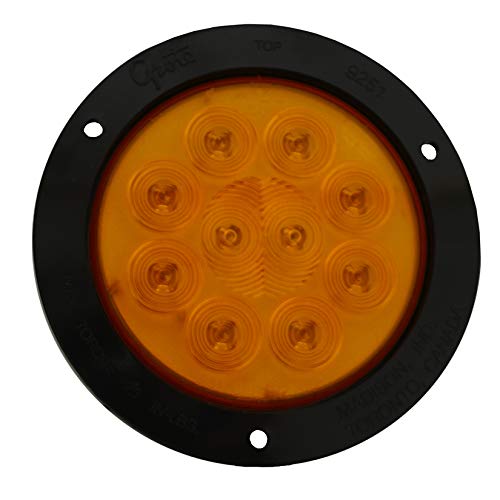 Grote Turn Signal Lamp - High Visibility LED Indicator Light for Trucks & Trailers - Durable Waterproof Design for Safe Night Driving & Off-Road Use