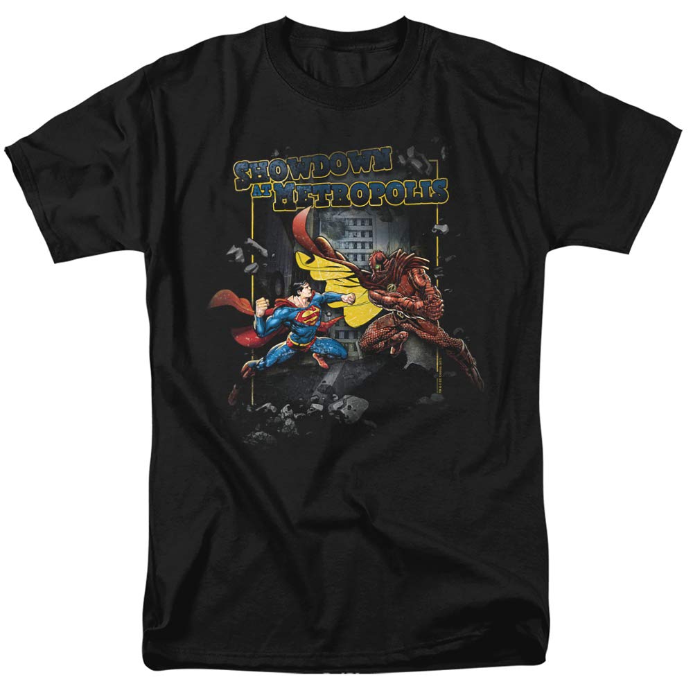 Superman Showdown Graphic T-Shirt for Men & Women | Unisex Superhero Tee for Cosplay, Comic Con & Casual Wear