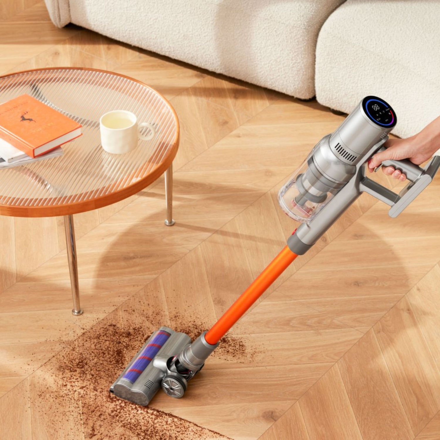Athens Hypersonics Pro 27000Pa Cordless Vacuum Cleaner with Smart Dust Detection - Powerful Suction for Pet Hair, Hard Floors & Carpets - Ideal for Home Cleaning & Quick Pickups