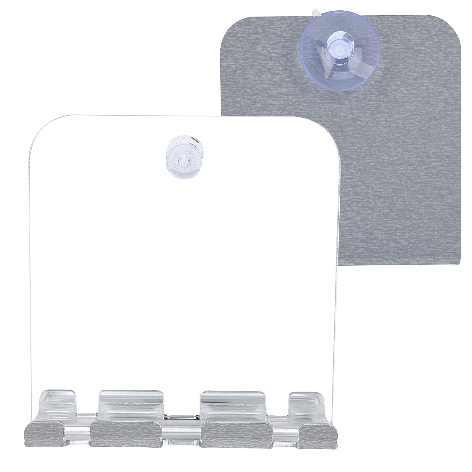 YUYTE Fogless Shower Mirror for Shaving - Anti-Fog Technology with Hook & Suction, Shatterproof & Lightweight - Perfect for Wall Hanging in Bathroom, Ideal for Men's Grooming and Travel