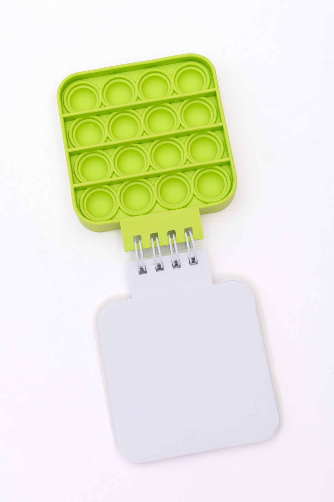 Green Mini Pop It Notebook - Portable Fidget Toy & Stress Reliever for Kids & Adults - Perfect for School, Office & Travel