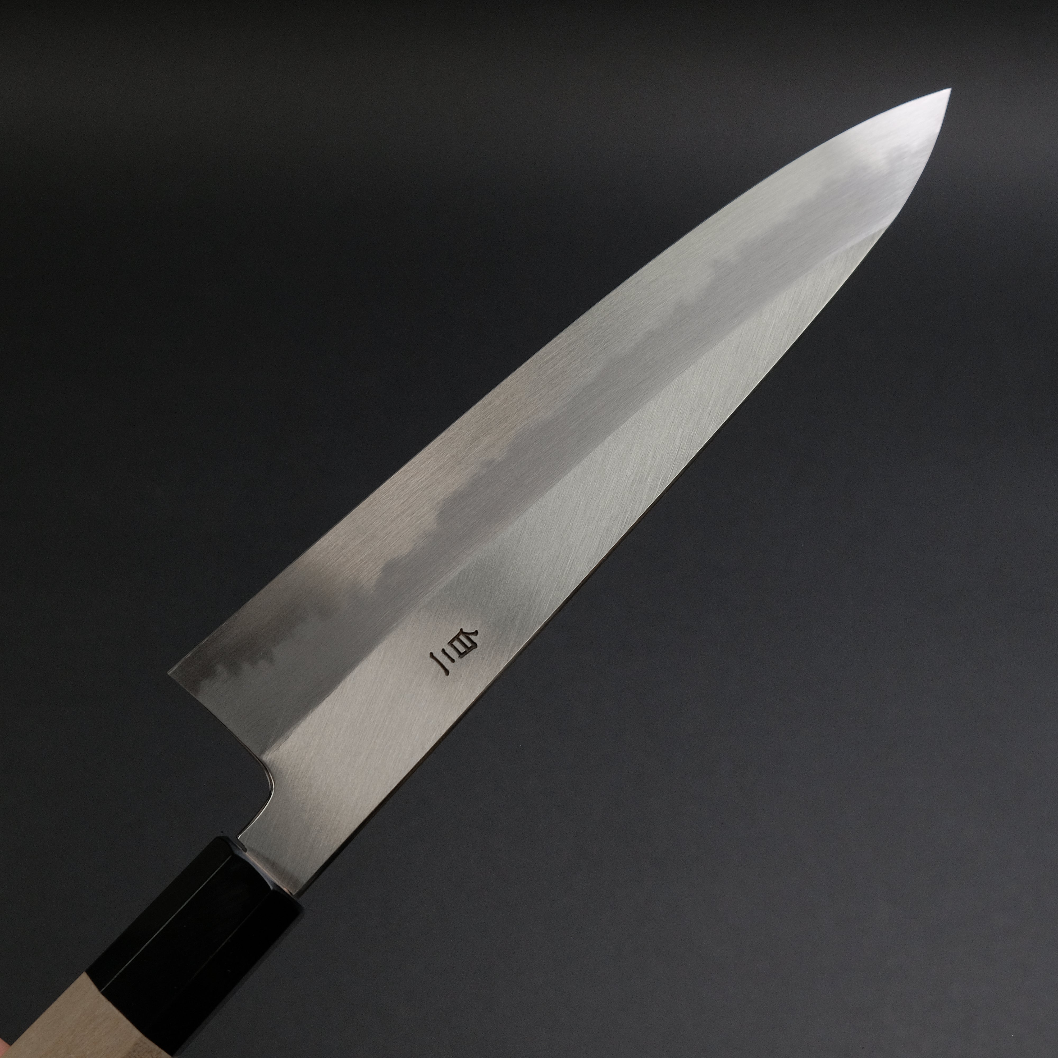 Hitohira Tanaka Ren White #2 Gyuto Japanese Chef Knife 210mm - Ho Wood Handle for Professional Chefs & Home Cooking - Perfect for Slicing, Dicing & Meat Cutting