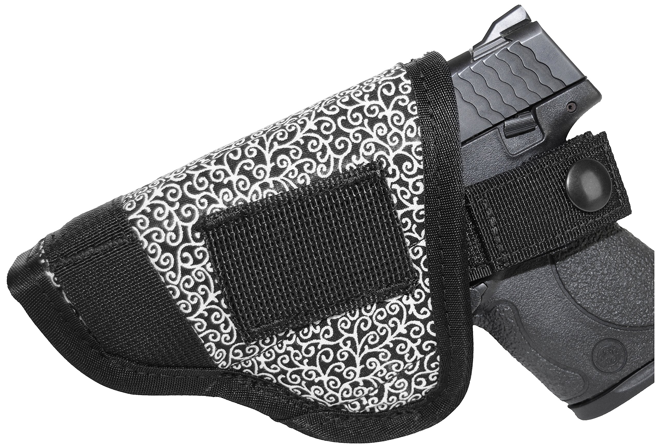Crossfire Elite Women's Pulse Compact Holster - Ambidextrous Left/Right Hand Draw - Blush Pink Concealed Carry for Everyday Protection & Self Defense