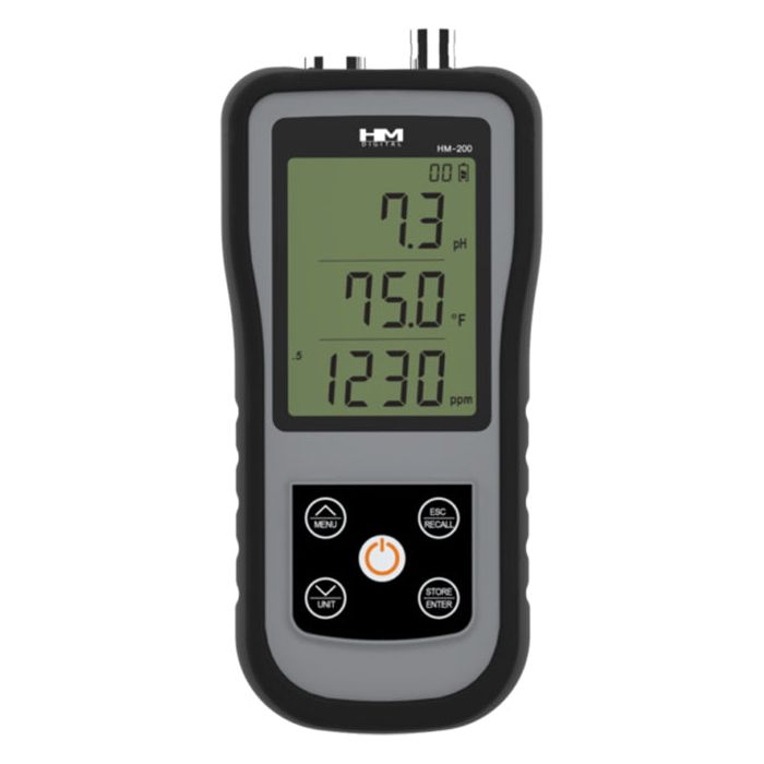 HM Digital Hydromaster HM200 Portable pH TDS EC Temperature Meter - Water Quality Tester for Drinking Water, Aquariums, Pools & Hydroponics
