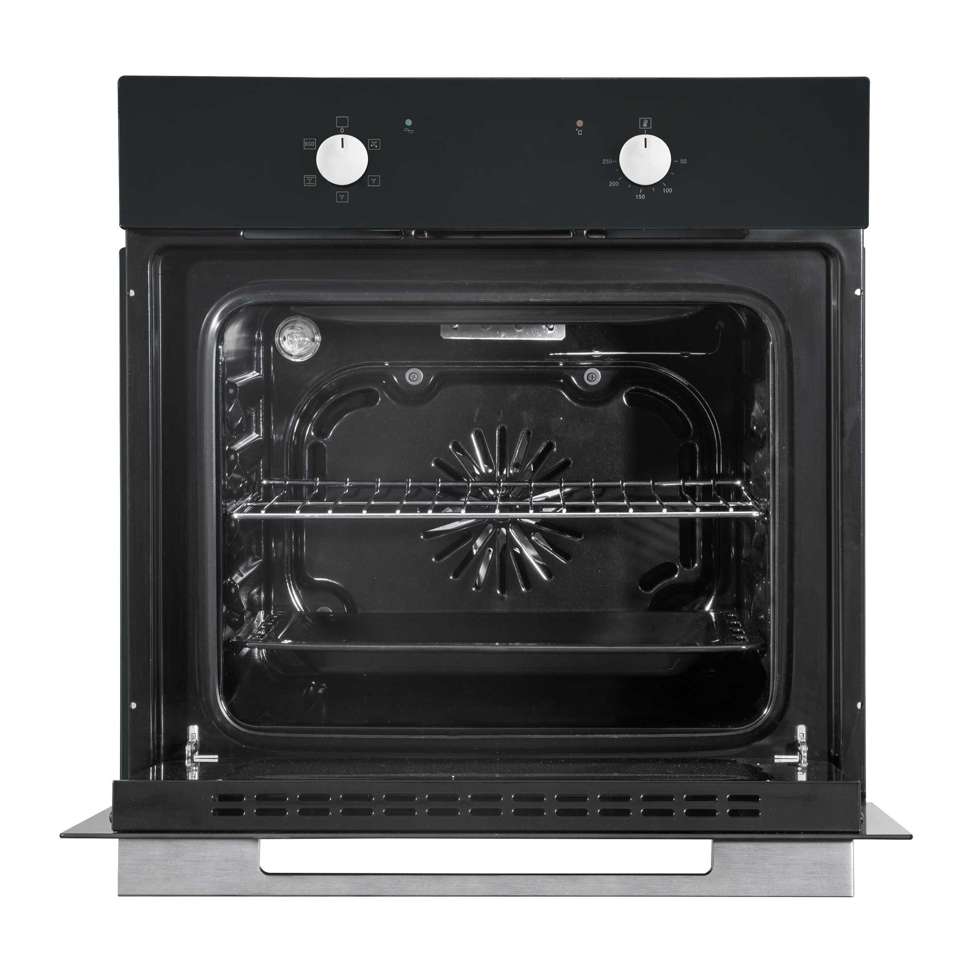 Baridi 4-Zone Ceramic Hob with 5-Function Fan Assisted Oven & Chimney Style Cooker Hood Bundle DH185 - Perfect for Modern Kitchens & Home Cooking