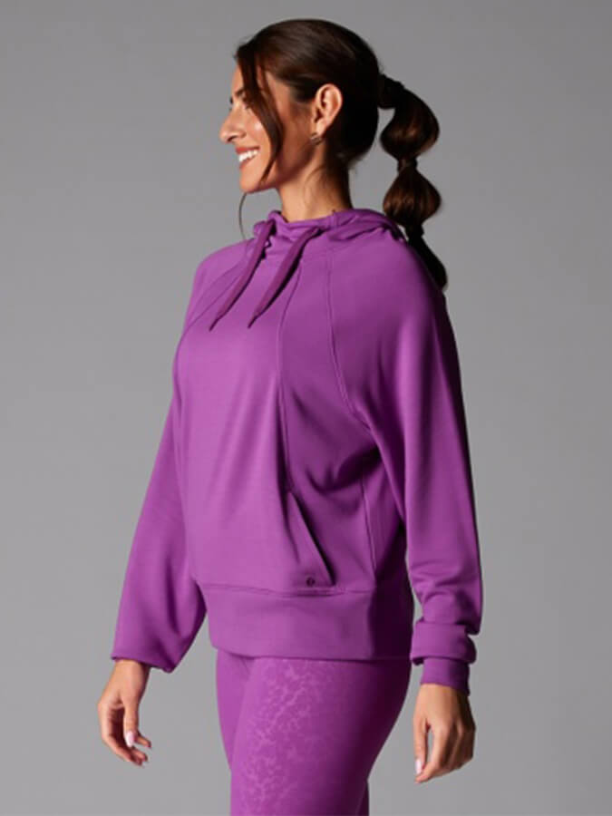Tavi Cozy Paneled Women's Hoodie - Soft Fleece Pullover Sweatshirt for Casual Wear, Lounge & Outdoor Activities