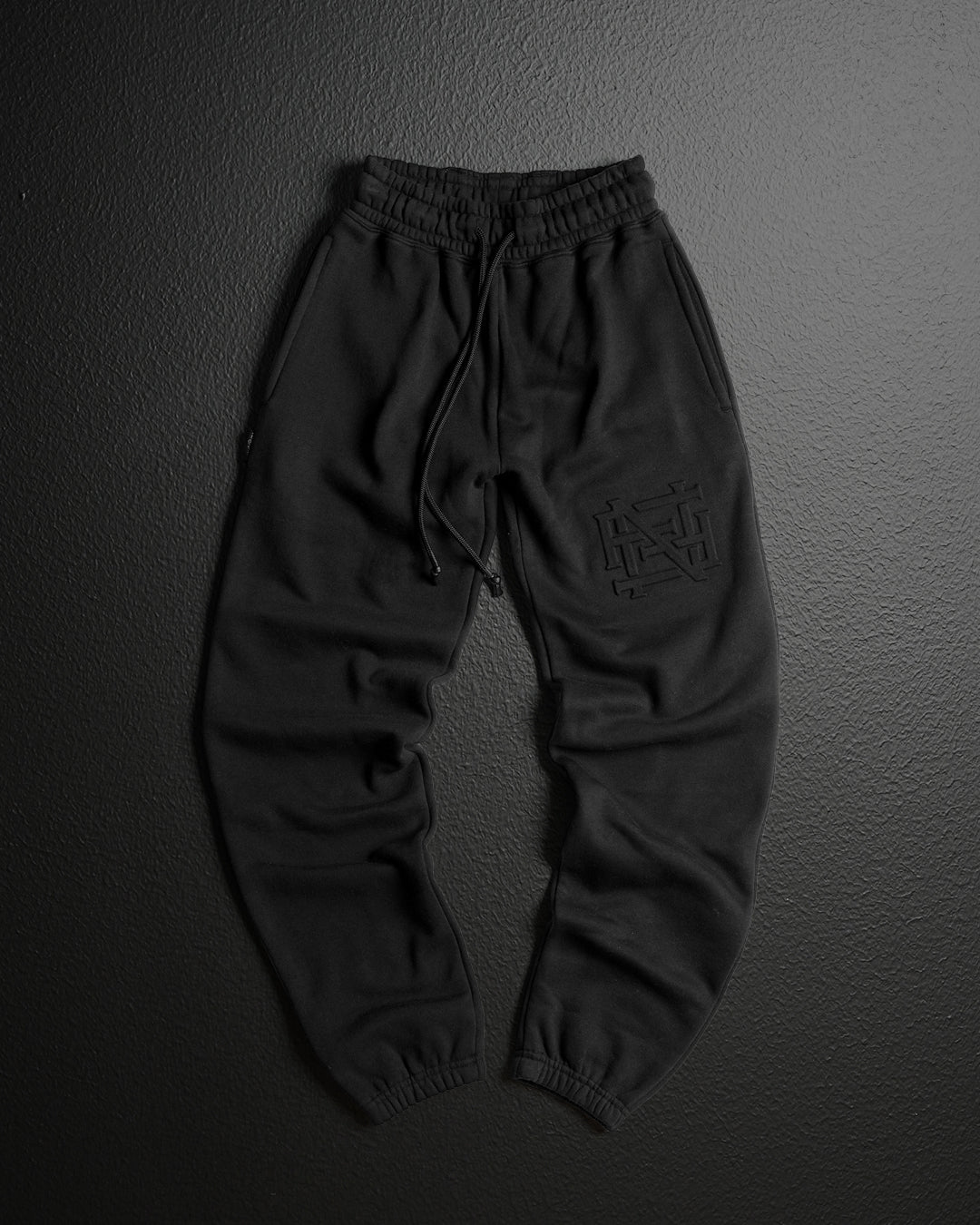 Premium Embroidered Champion Joggers for Men - Black Athletic Sweatpants for Gym, Running & Casual Wear