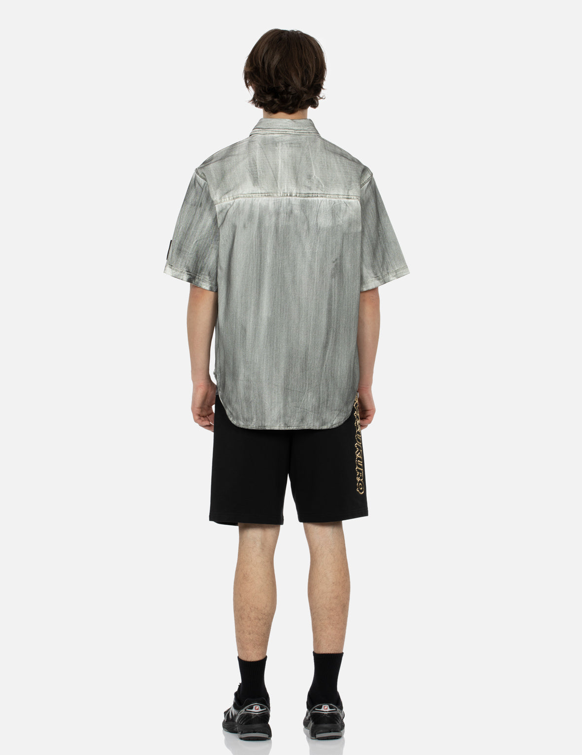 Seagull Embroidery Relaxed Fit Short Sleeve Shirt for Men - Casual Summer Beach Wear & Vacation Outfit
