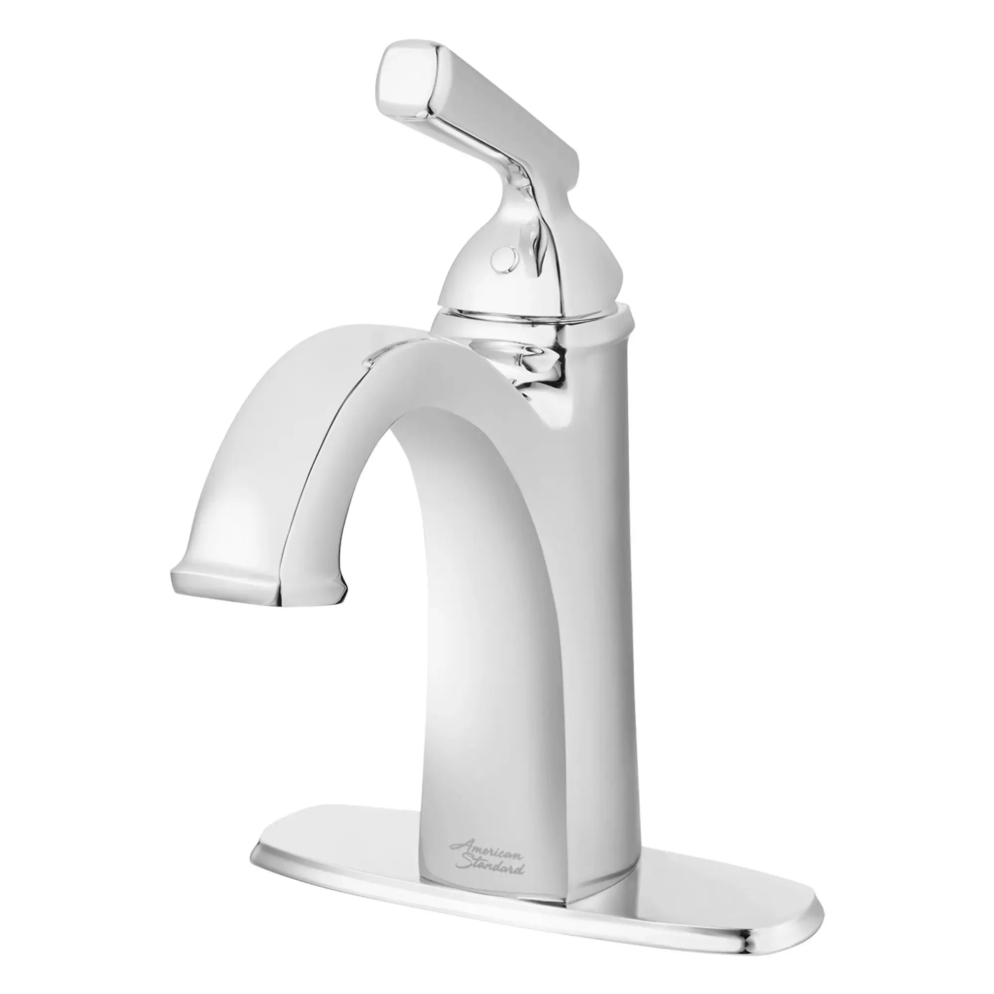 Edgemere® Single Hole Bathroom Faucet with Lever Handle - 1.2 GPM/4.5 LPM Low Flow Water-Saving Design - Perfect for Small Bathrooms, Powder Rooms & Vanities