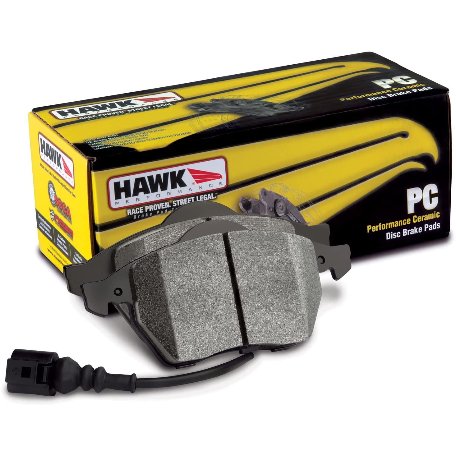 High-Performance PC Street Brake Pads for Cars & Trucks - Premium Ceramic Brake Pads for Smooth Stopping Power - Ideal for Daily Commuting, City Driving & Performance Vehicles