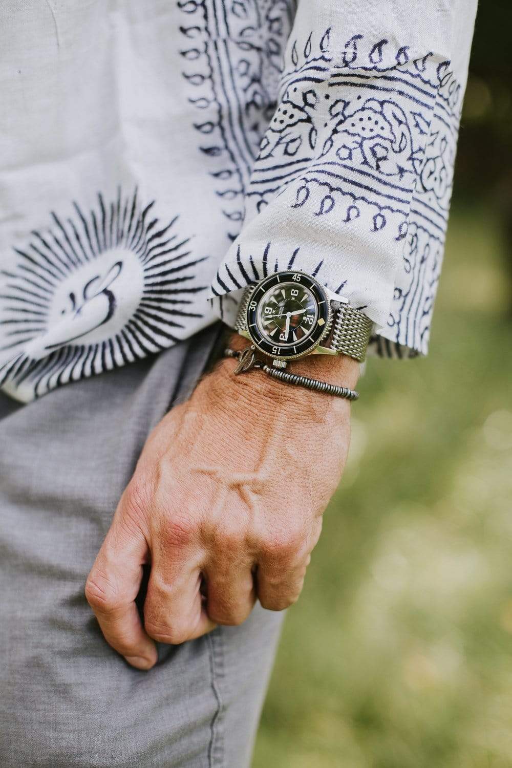 Handmade Hill Tribe Silver Bracelet - Vintage Tribal Jewelry for Women - Perfect for Boho Chic, Festivals & Everyday Wear