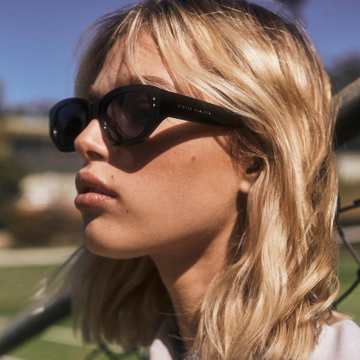 Luna Black Polarized Sunglasses for Women & Men - UV Protection, Fashionable & Lightweight - Perfect for Driving, Beach, and Outdoor Activities