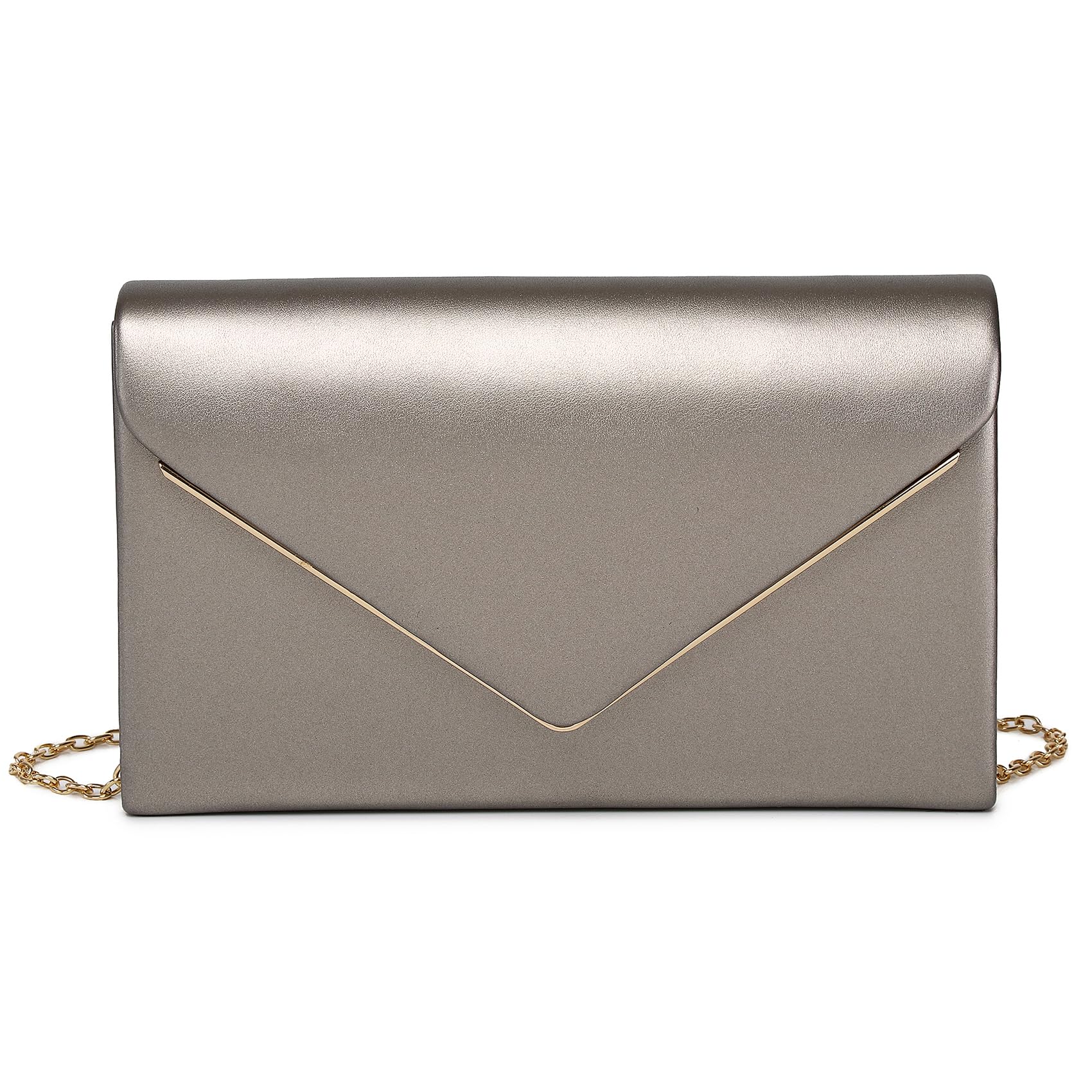 Stylish Vegan Leather Clutch Bag for Women - Elegant Envelope Purse for Evening, Wedding & Formal Events | Perfect Party Accessory & Night Out Handbag