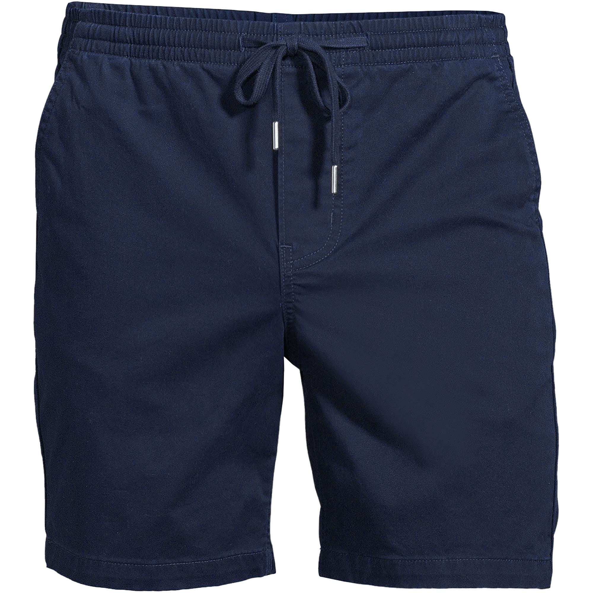 **Lands' End Men's Comfort First Knockabout Deck 7-Inch Shorts - Radiant Navy, Regular Fit, XX-Large - Casual Wear, Beach, Lounge & Outdoor Activities**