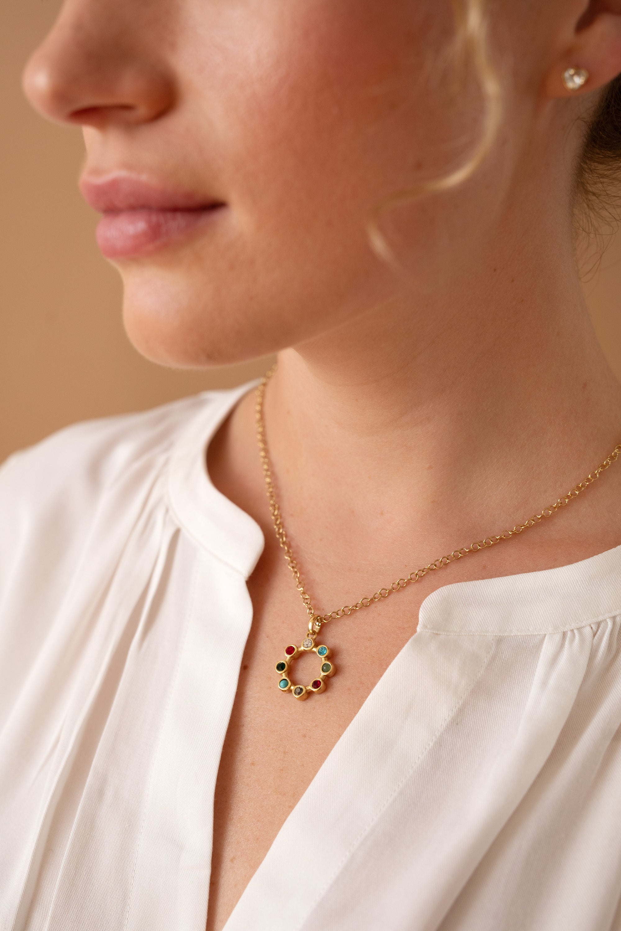 Hidden Message 'Daughter' Crystal Necklace - Elegant Personalized Jewelry Gift for Women | Perfect for Birthdays, Mother's Day & Special Occasions