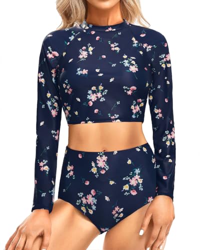 Navy Blue Flower