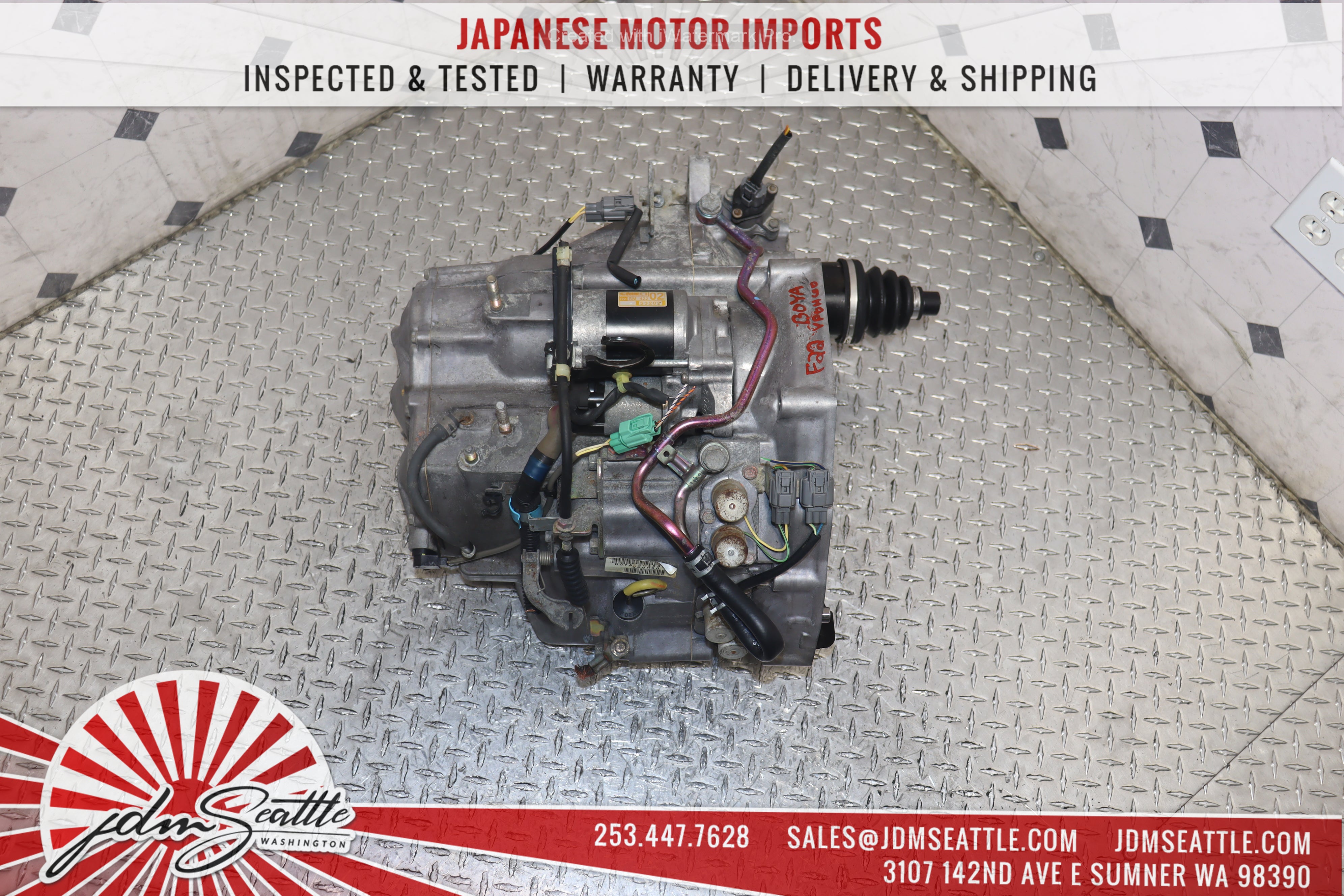 1994-1997 Honda Accord 2.2L SOHC Non-VTEC Automatic Transmission JDM F22B Engine - Perfect Replacement for Accord LX, EX Models | Great for Engine Swaps & Performance Upgrades