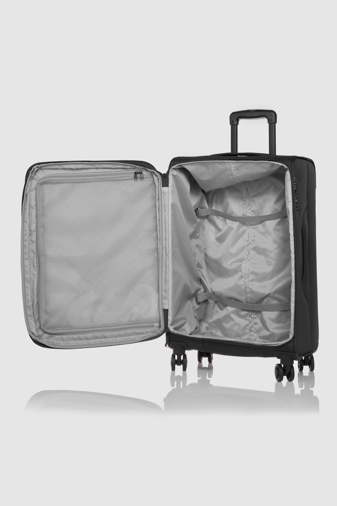 Willow 56cm Carry On Suitcase - Lightweight Hardshell Luggage with 360° Spinner Wheels for Air Travel & Weekend Getaways