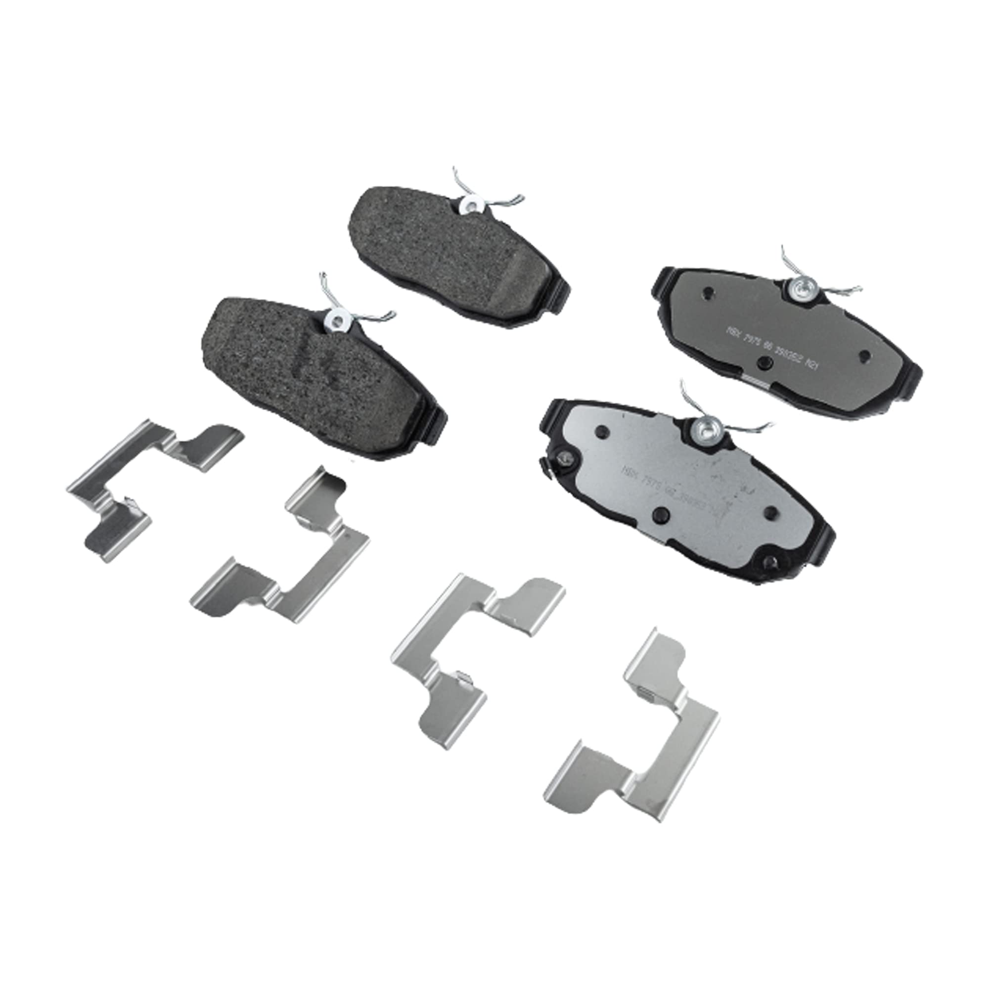 High-Performance Rear Brake Disc and Pad Kit for 2012-2014 Ford Mustang - 2-Wheel Set with Ceramic Pads, 5-Lug Design, Durable Cast Iron Construction - Perfect for Street Performance and Daily Driving