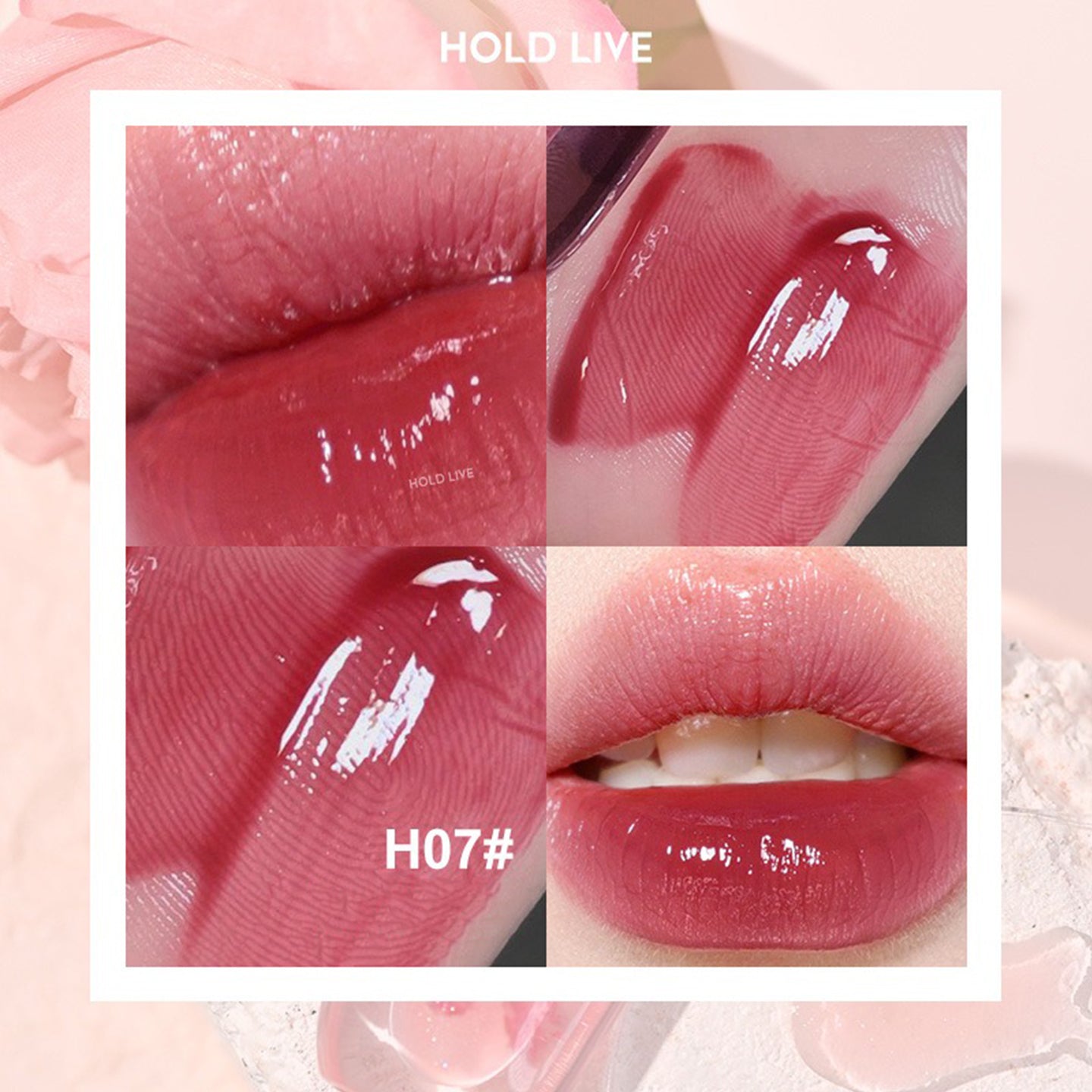HOLD LIVE Mirror Shine Lip Gloss - High Shine, Non-Sticky Lip Gloss for Women - Perfect for Daily Wear, Parties, and Special Occasions