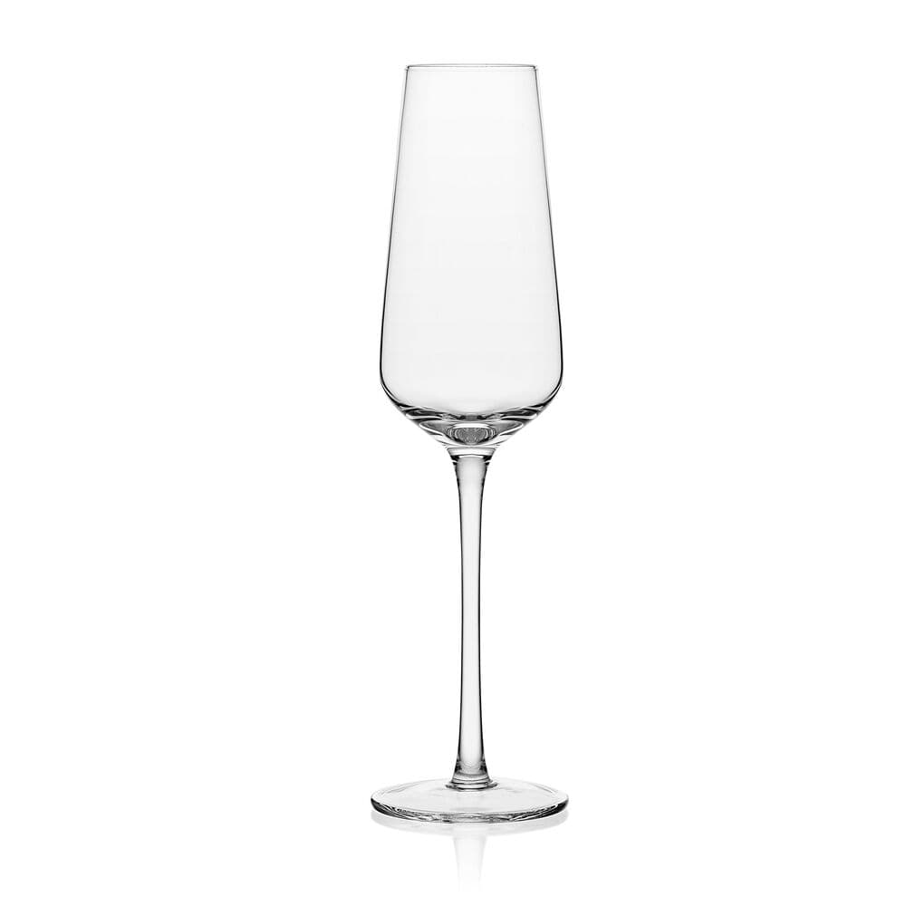Premium Samantha Set of 4 Elegant Flute Glasses for Champagne, Wine & Cocktails - Perfect for Weddings, Parties & Special Occasions