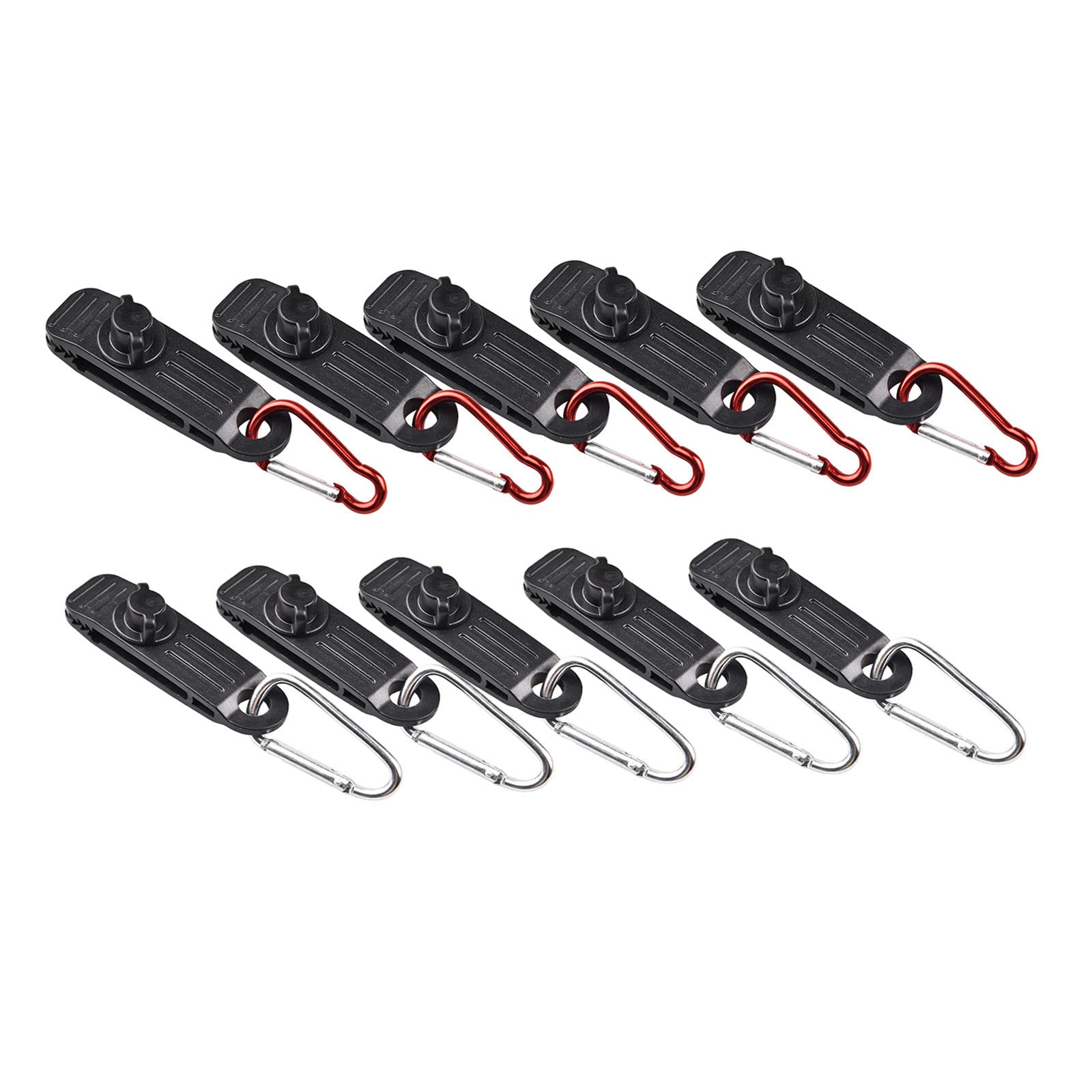 Durable 10-Piece Tarp Clips for Camping, Canopy & Car Cover