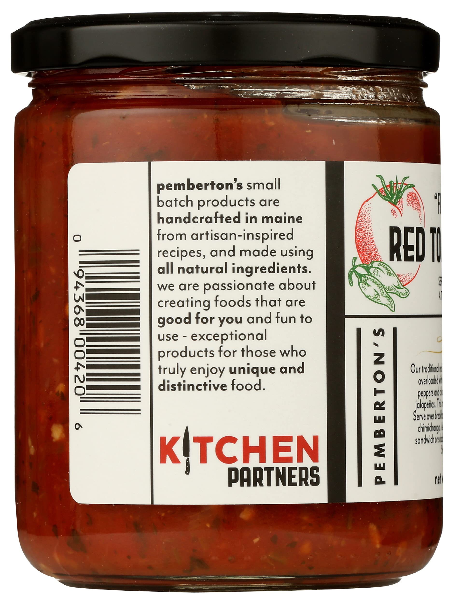 PEMBERTONS Red Tomato Salsa, 16 oz Jar - Authentic Mexican Salsa for Tacos, Nachos, Chips & More | Gluten-Free & Vegan Friendly