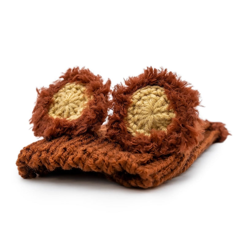 Cozy Fuzzy Bear Dog Snood - Warm & Stylish Winter Pet Accessory for Small & Medium Dogs - Perfect for Cold Weather Walks & Outdoor Adventures