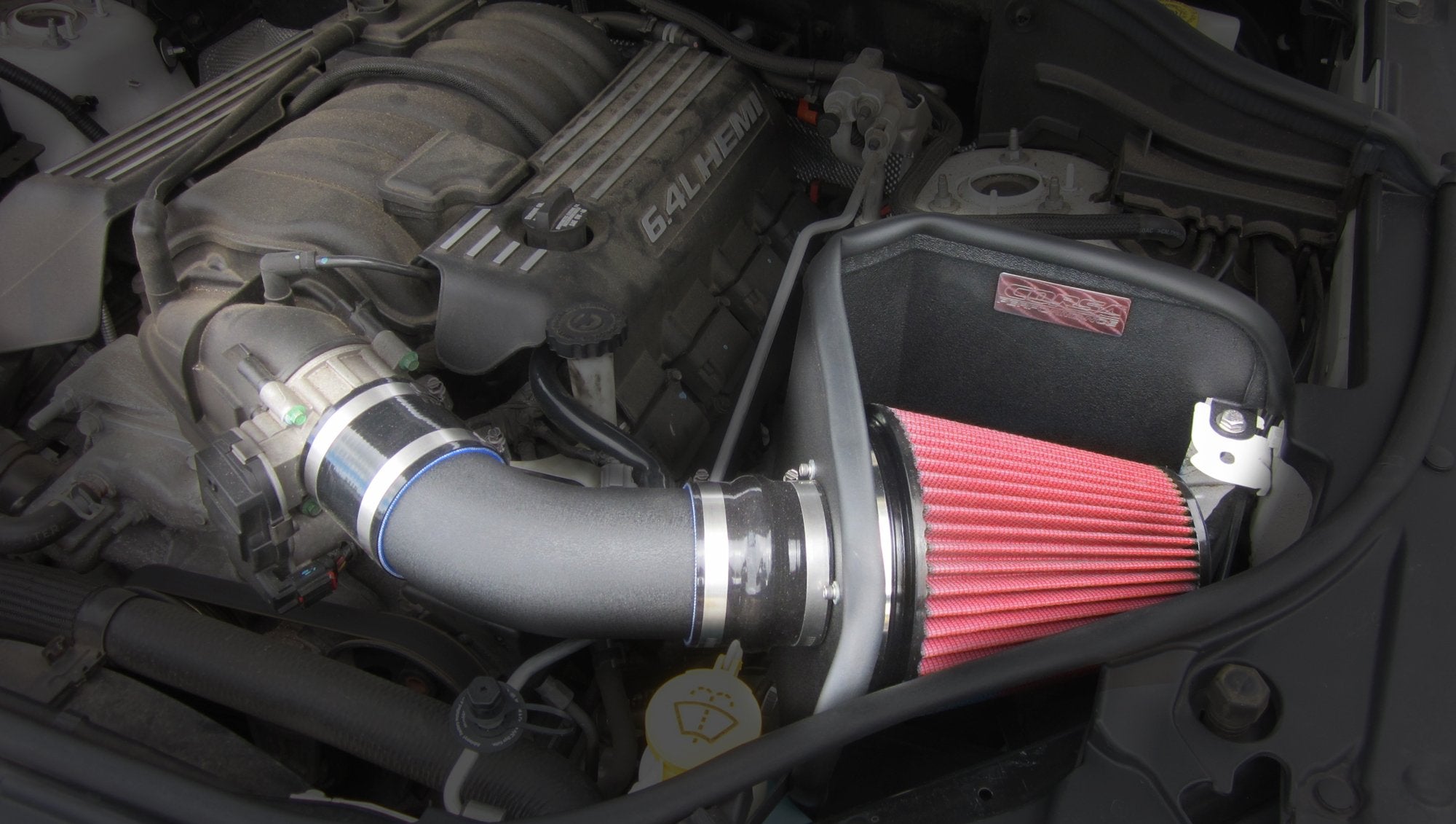 2012-2017 Jeep Grand Cherokee SRT 6.4L V8 Performance Metal Shielded Cold Air Intake System (316964) - Upgrade Engine Power & Protection for Off-Road & Street Driving
