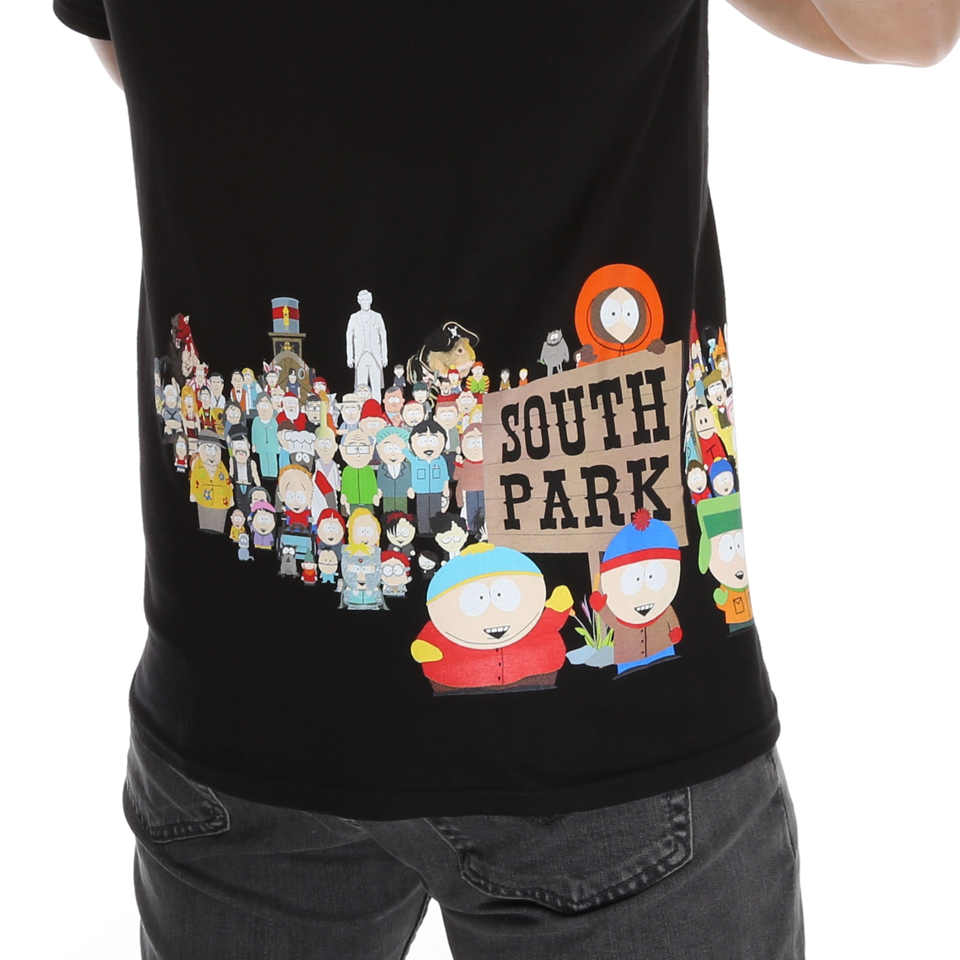 Huf x South Park Opening Tee Black - Limited Edition Graphic T-Shirt for Cartoon Fans | Perfect for Casual Wear, Street Style & South Park Merch Collectors