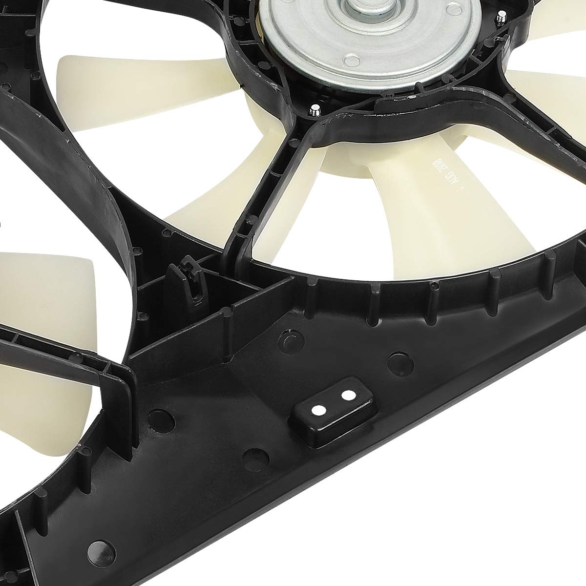 DNA MOTORING OEM-RF-0071 High Performance Radiator Cooling Fan Assembly - Direct Replacement for 2001-2002 Dodge Neon & 2001-2005 Dodge Neon/SX 2.0L - Improved Cooling Efficiency, Black - Perfect for Engine Overheating Prevention & Summer Driving
