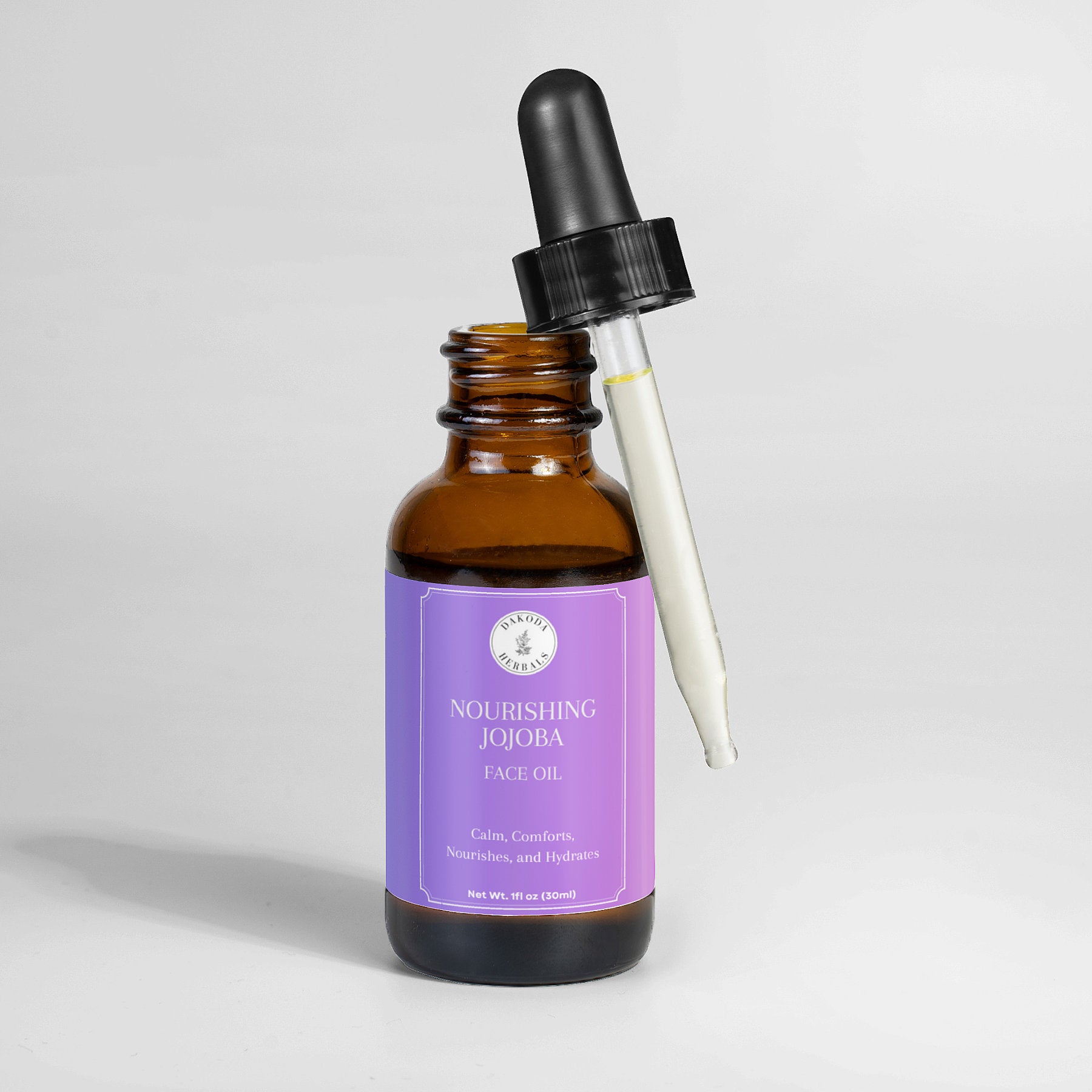 Organic Jojoba Face Oil for Dry Skin - Hydrating & Nourishing Facial Treatment - Perfect for Nighttime Skincare & Anti-Aging Routine