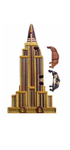 King Kong 6-Piece Wooden Puzzle Box Set - Handcrafted Beachwood Brain Teaser for Adults & Kids | Perfect for Home Decor, Gift Giving & Stress Relief