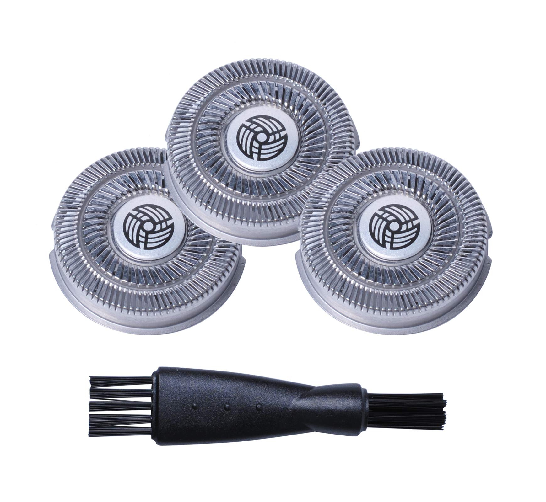 SW-S7105 Replacement Shaver Head Blades - Compatible with SW-S7105 Waterproof Electric Razor for Wet & Dry Shaving - Includes Cleaning Brush - Perfect for Travel, Home & Gym Use