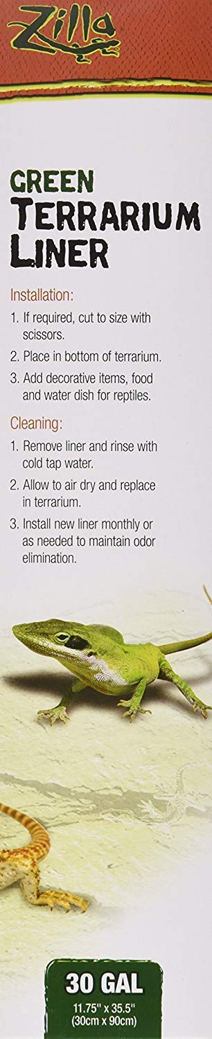 Premium Terrarium Liner for Reptiles & Amphibians - Breathable Mesh Substrate for Vivariums, Terrariums & Reptile Tanks - Ideal for Geckos, Snakes & Frogs (12