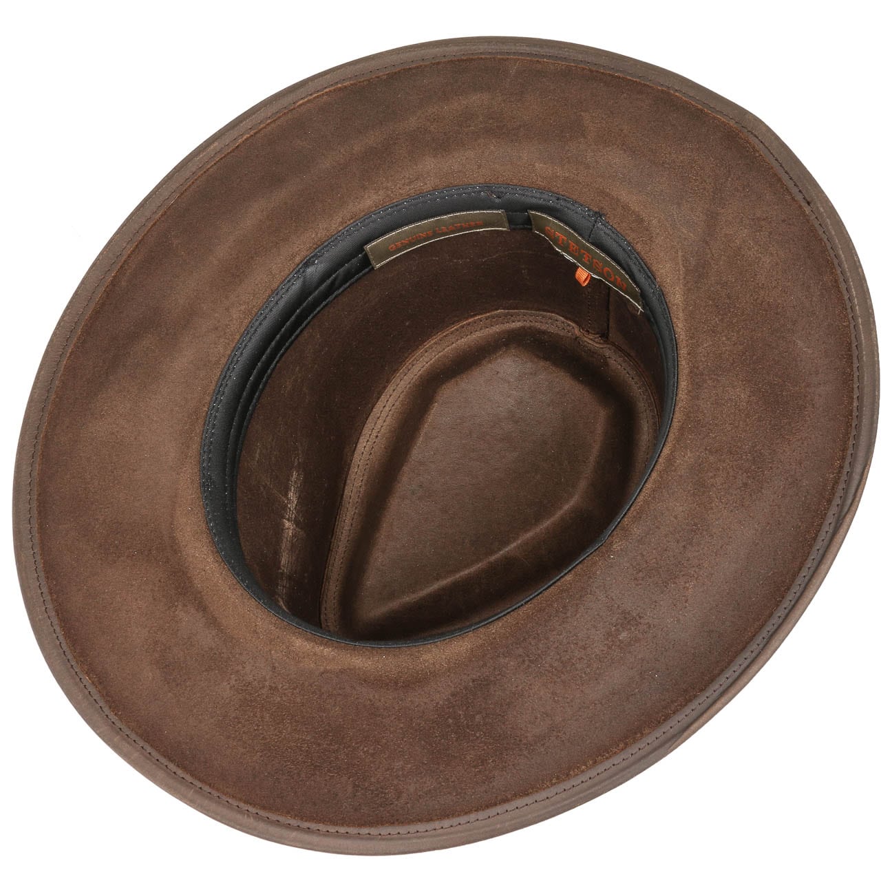 Stetson Buffalo Leather Western Hat for Men & Women – Durable & Stylish Cowboy Hat for Rodeo, Ranch, and Outdoor Adventures