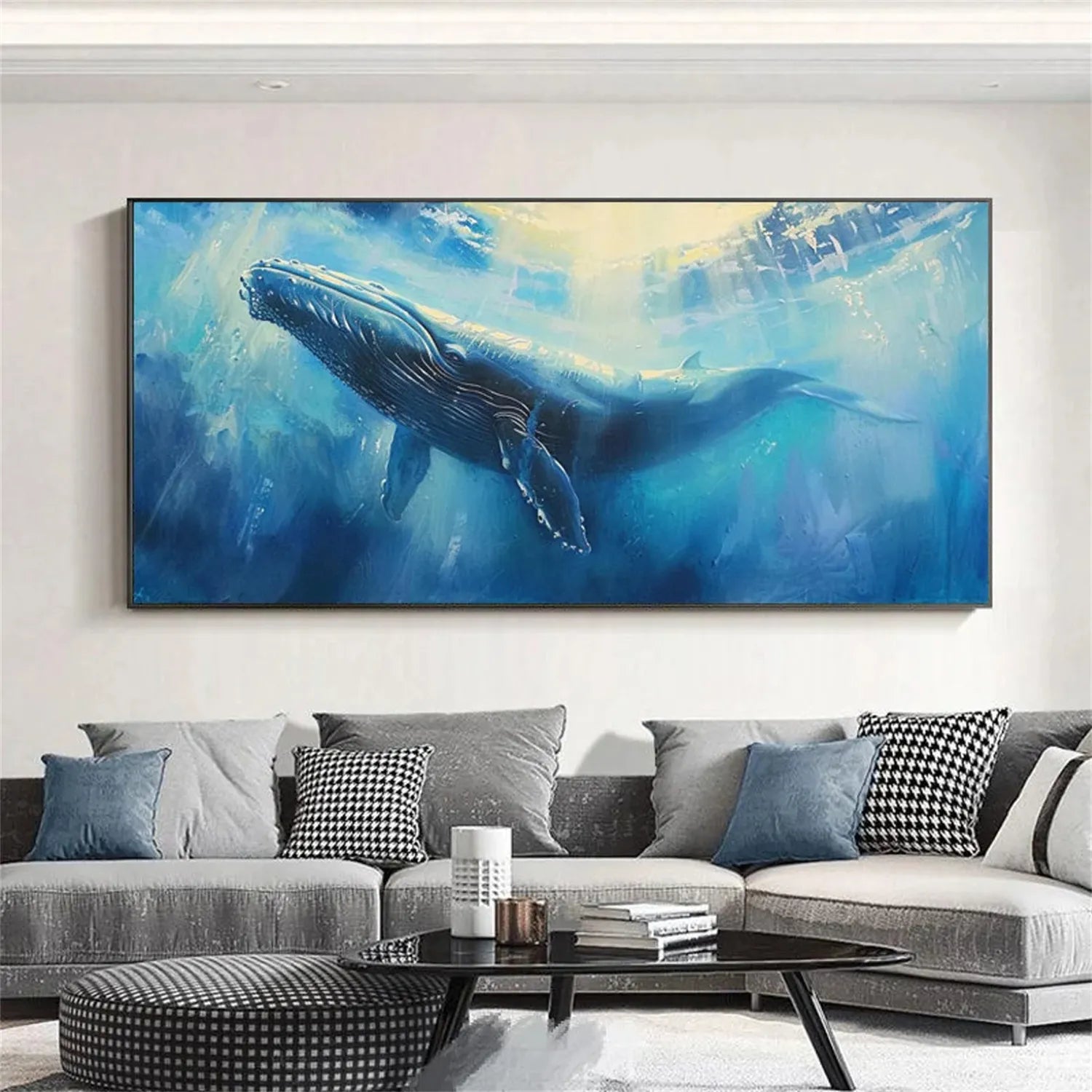 Animal Art Painting #AP094 - Handmade Canvas Wall Decor for Living Room, Bedroom & Office | Wildlife & Nature Inspired Home Decor