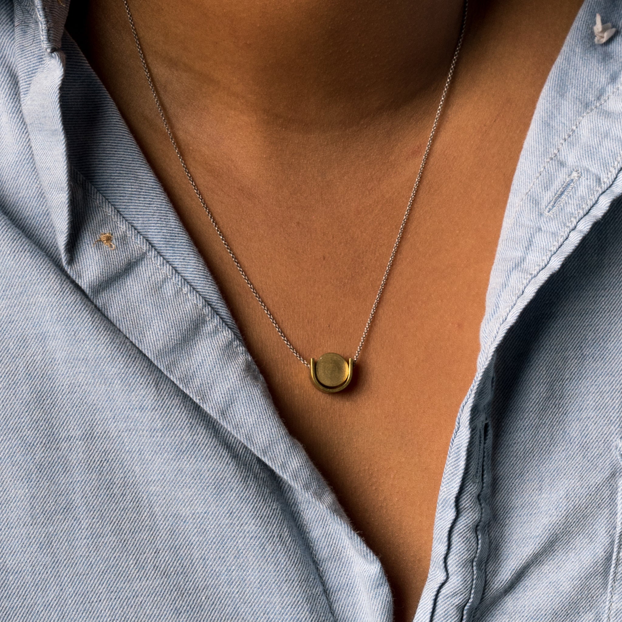 Elegant Gold Plated Necklace for Women - Dainty Layering Pendant Jewelry Gift for Her - Perfect for Date Night, Party & Everyday Wear
