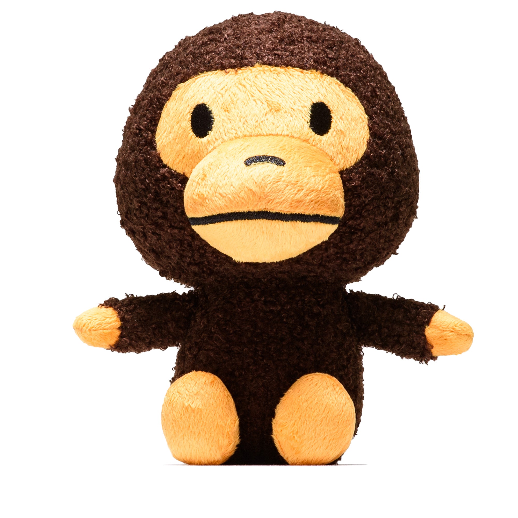 A Bathing Ape Baby Milo Plush Doll - Soft Brown Stuffed Animal Toy for Kids, Collectors & BAPE Fans | Perfect for Bedroom Decor, Gift Giving & Anime Lovers