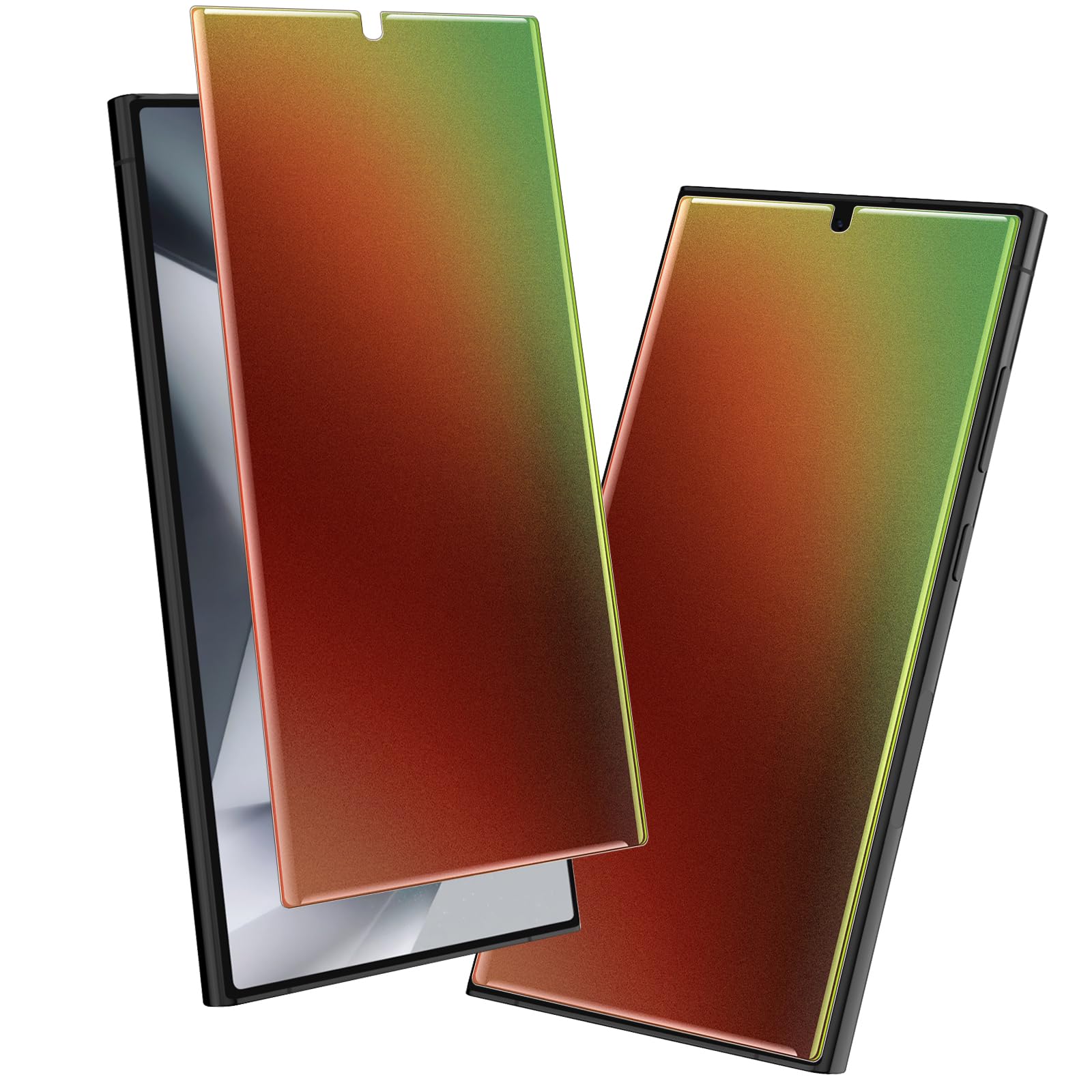 2 Pack Matte Gradient Privacy Screen Protector for Samsung Galaxy S24 Ultra - Anti Blue Light, Anti-Spy, Full Adhesive Film with Fingerprint Sensitivity | Bubble-Free Protection for Work & Entertainment