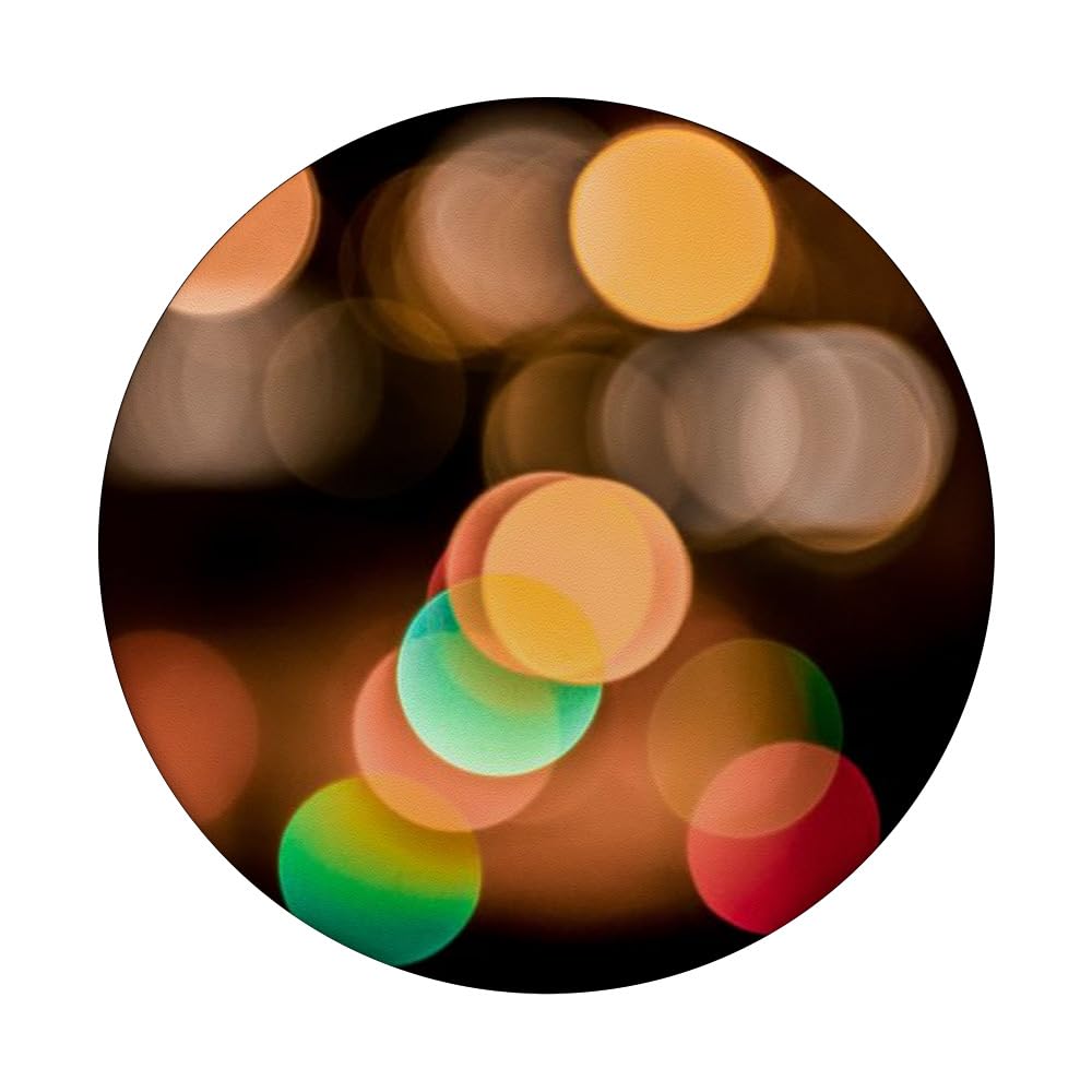 Bokeh Lights PopSockets Adhesive PopGrip - Phone Grip Stand for iPhone & Samsung - Perfect for Selfies, Video Calls & Secure Phone Handling