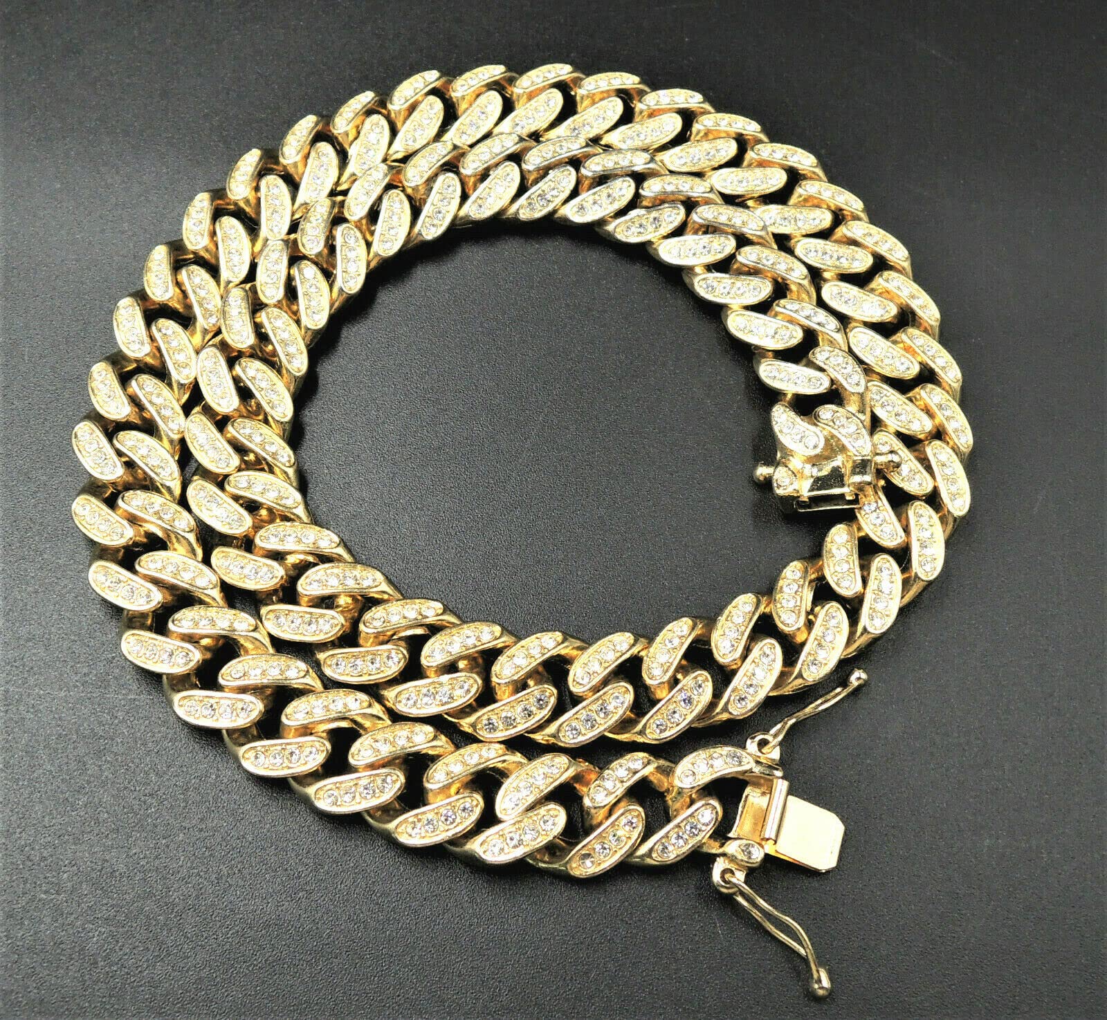 Hip Hop Jewelry Gold Plated Shoe Pendant with 13mm Cuban Chain - 16