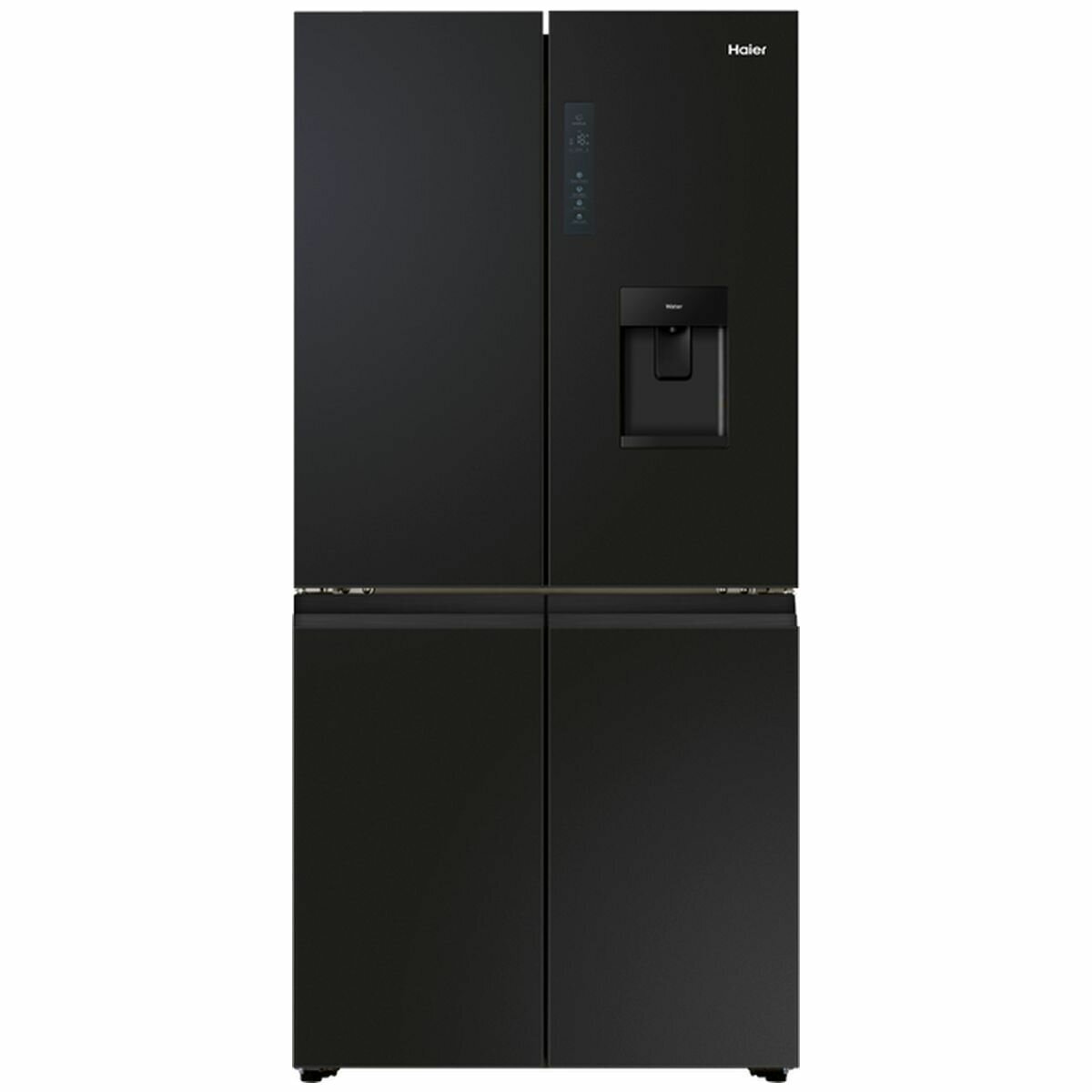 Haier 507L Quad Door Refrigerator in Black - HRF580YPC | Energy Efficient, Spacious Design for Modern Kitchens & Large Families