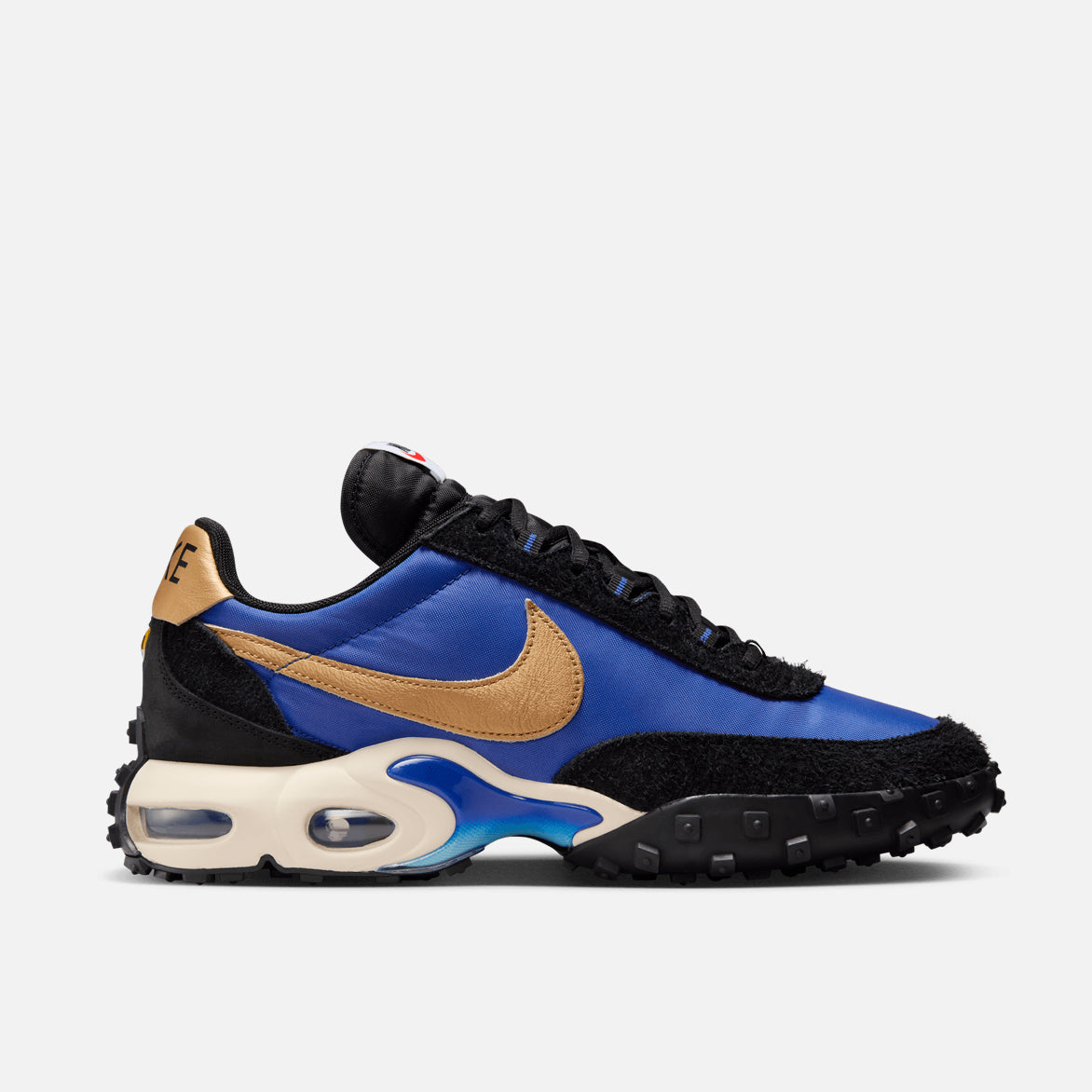 Nike Air Max Waffle SP Running Shoes - Hyper Blue/Black Colorway - Lightweight Cushioned Sneakers for Men's Athletic Training & Casual Streetwear