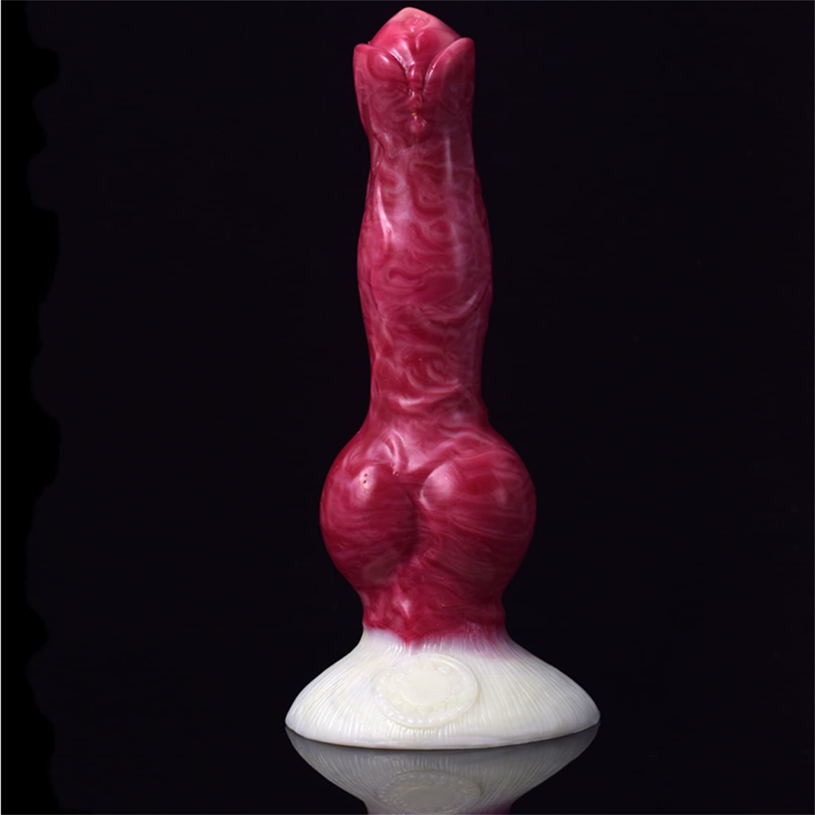 Realistic Wolf Dildo - 8 Inch Silicone Adult Sex Toy with Strong Suction Cup for Women & Men - Lifelike Canine Design for Fantasy Play & BDSM - Perfect for Solo Play, Couples & Roleplay Scenarios